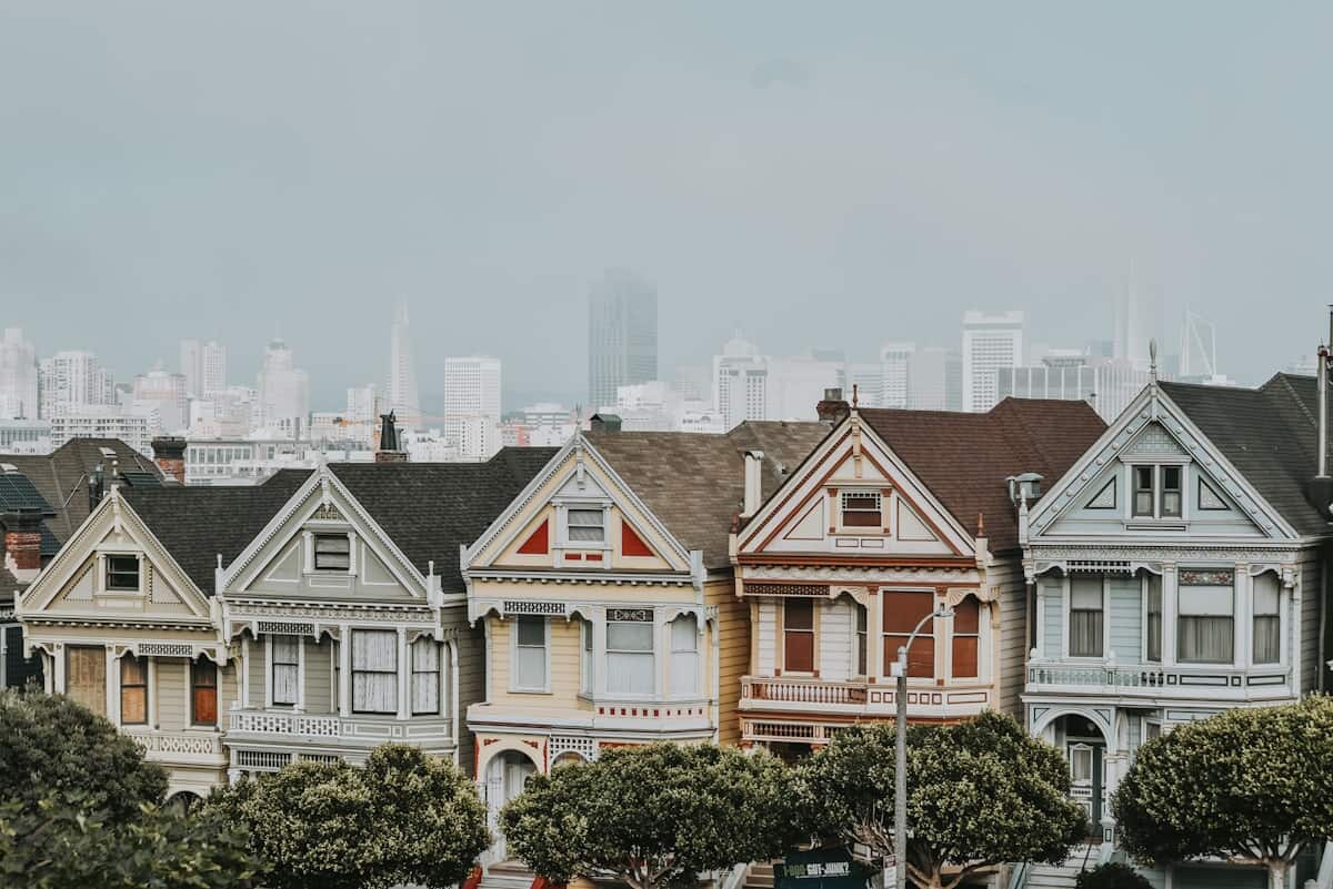 Victorian Painted Ladies houses in San Francisco, icons of the city's culture
